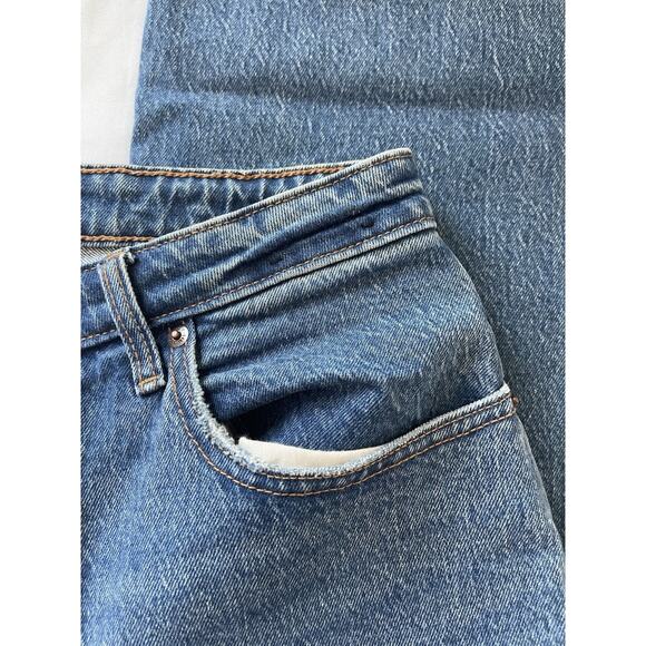 Abercrombie & Fitch The 90's Relaxed High Rise Jeans Curve Love Sz 30L 30 - Picture 3 of 8